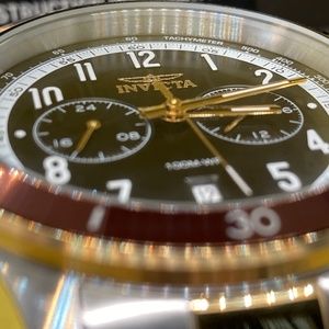 Invicta Speedway Zager Men Watch 46mm  Black/Brown Bezel Swiss Mvmt Chronograph